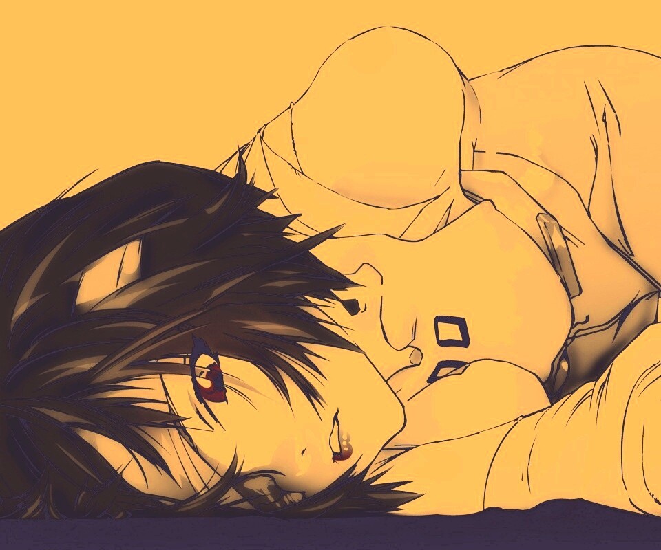 Девушка с красными глазами обои