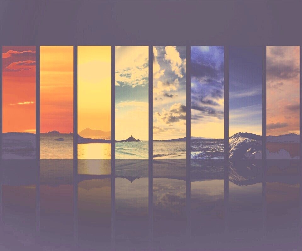 Небесный спектр обои