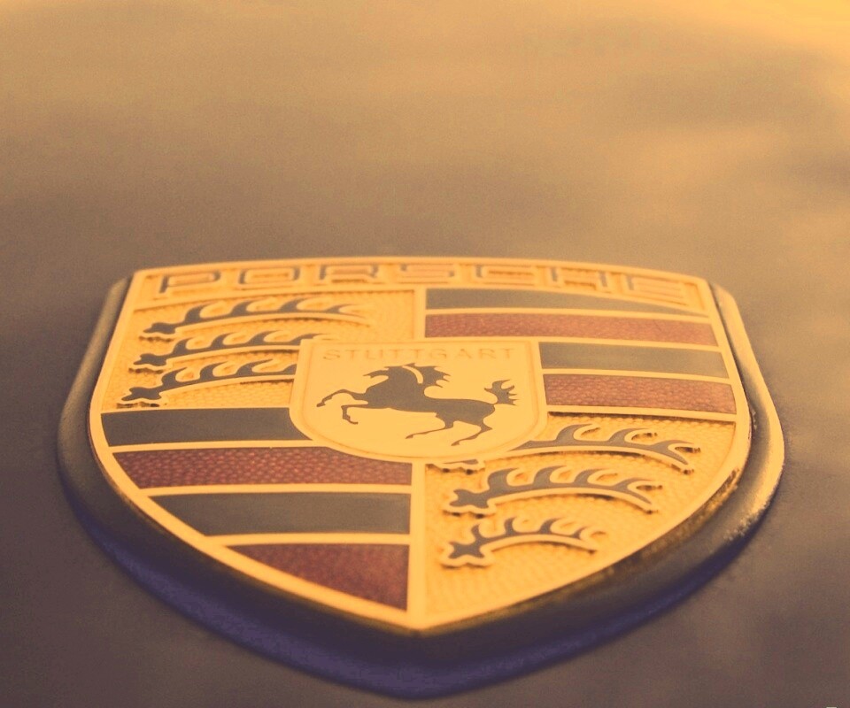 Логотип порше обои