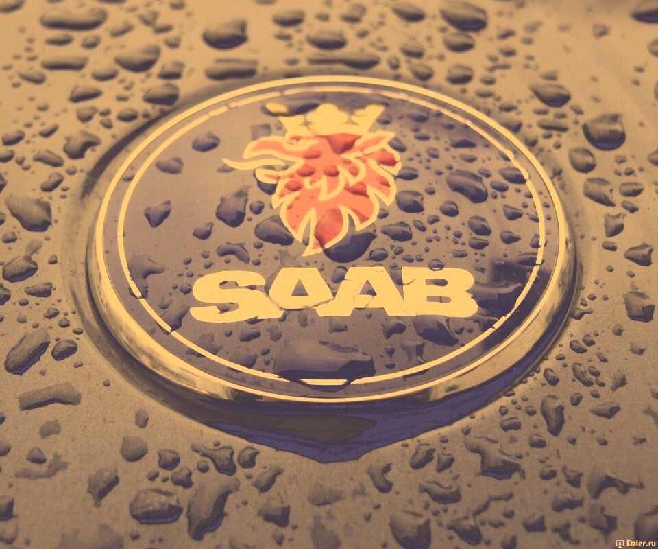 Логотип Saab обои