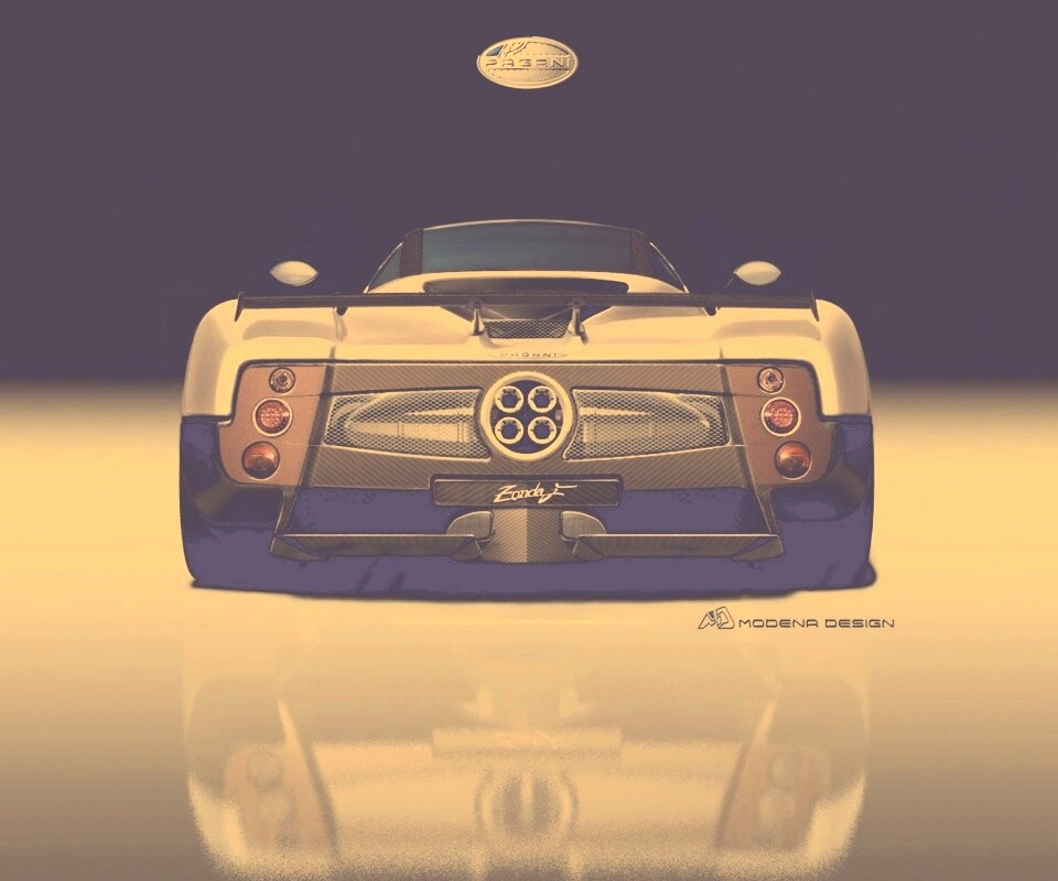 Pagani Zonda рендер обои