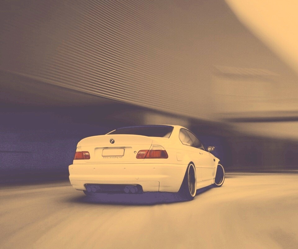 Белый БМВ обои