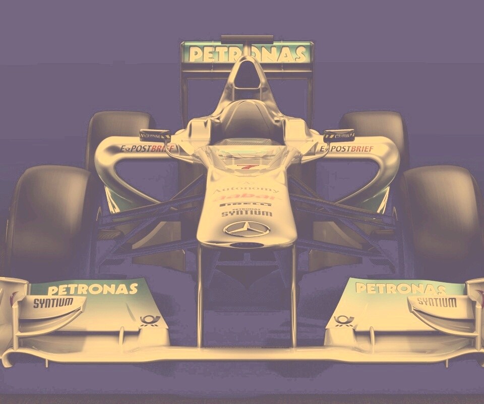 Болид Мерседес обои