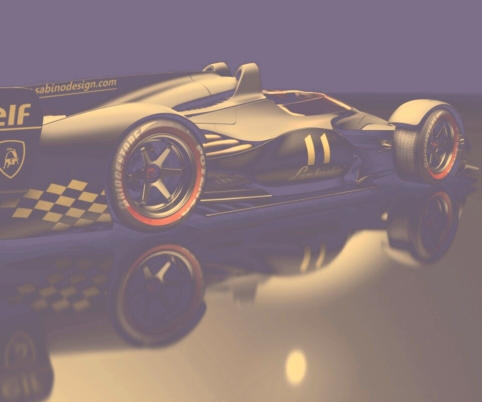 Болид Lamborghini обои