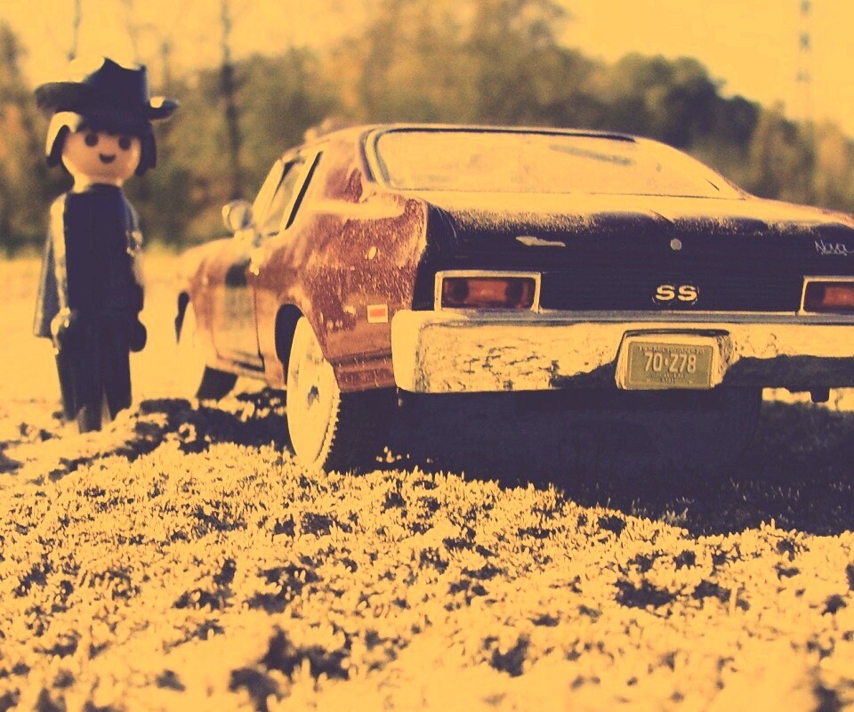 Машинка для человечка Lego обои