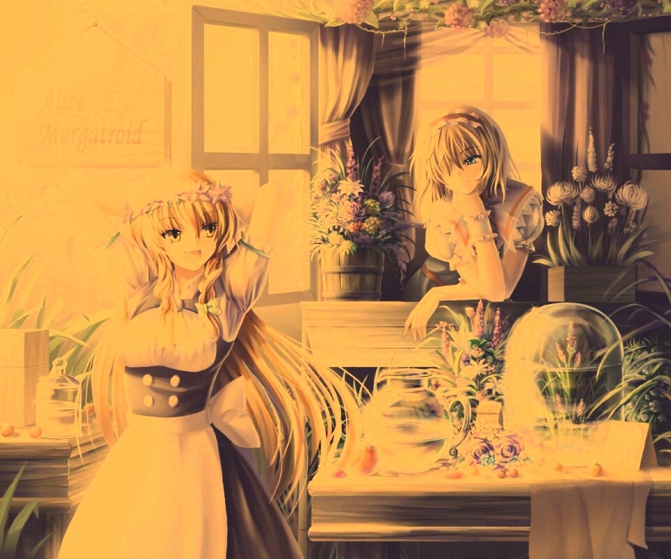 Анимешное утро обои