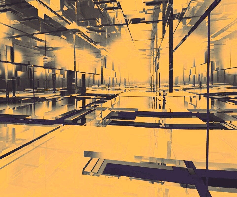 Бесконечные отражения обои