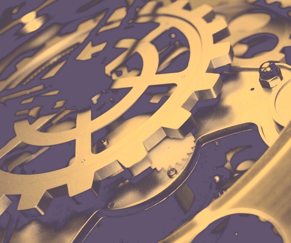 Механизм часов обои