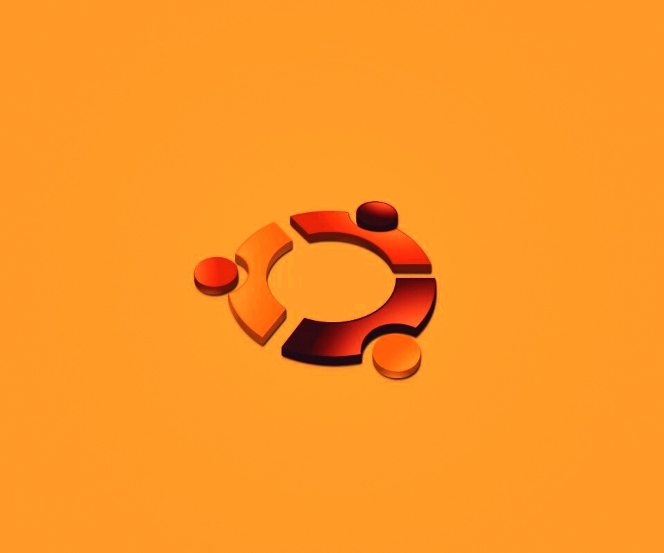 Официальный логотип Убунту обои