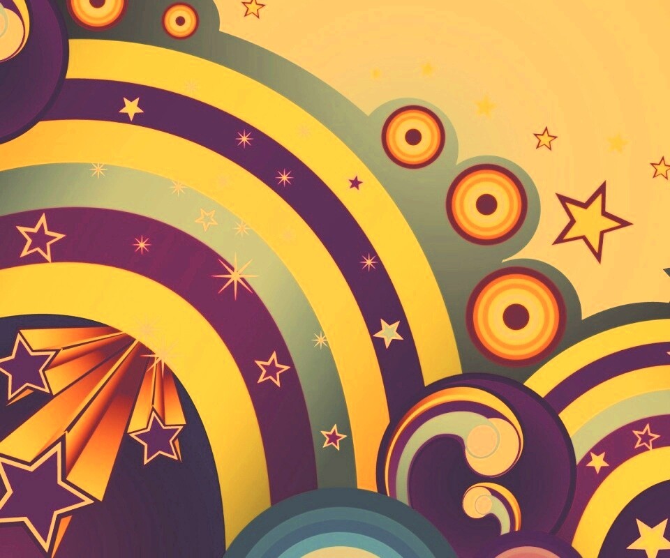 Векторные радуги обои