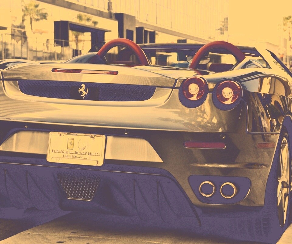 Феррари из Беверли Хиллс обои