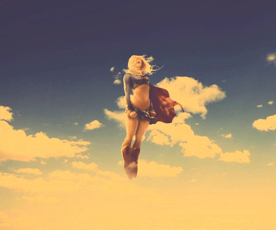 Супердевушка обои