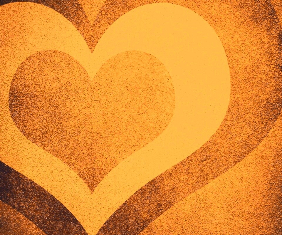 Песочное сердце обои