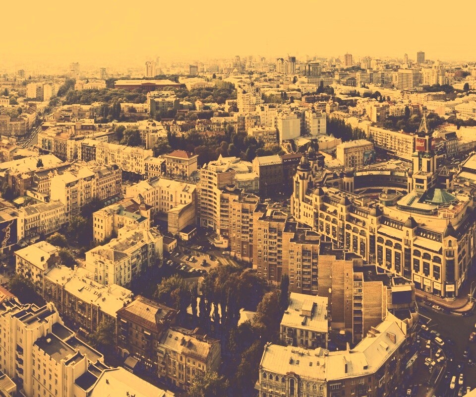 Киевская панорама обои