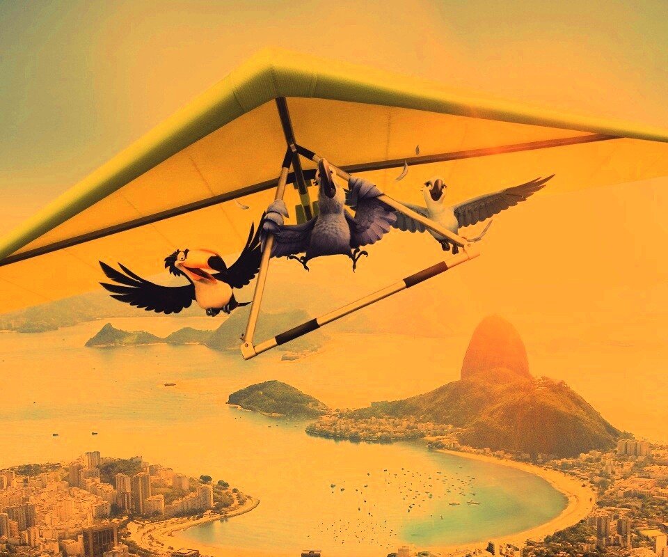 Герои мультфильма Рио обои