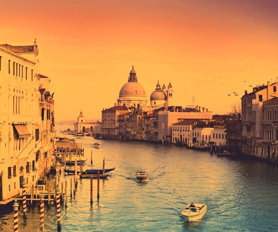 Канал в Венеции обои