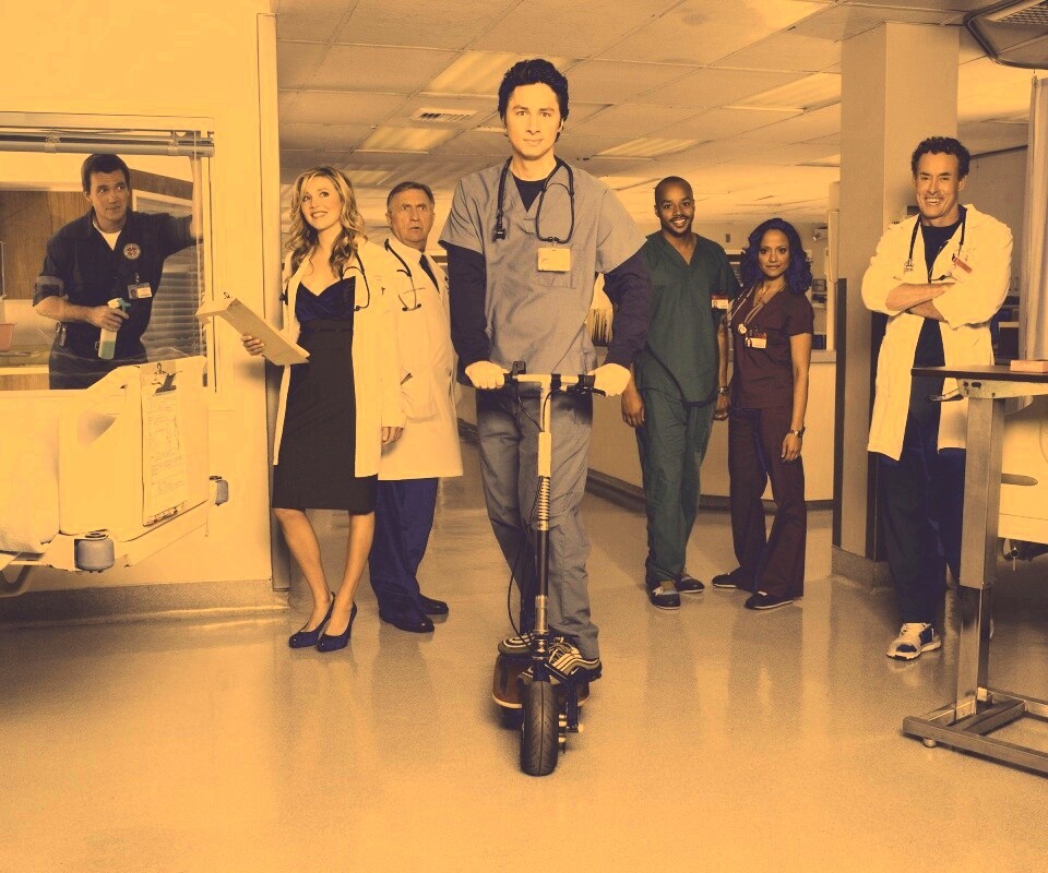 Герои сериала Клиника обои