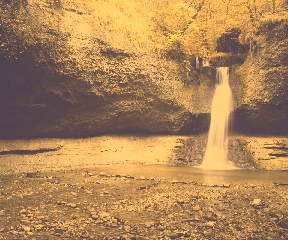 Водопад в Швейцарии обои