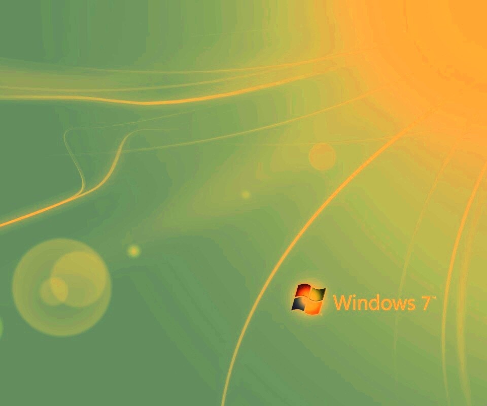 Голубые обои Windows 7 обои