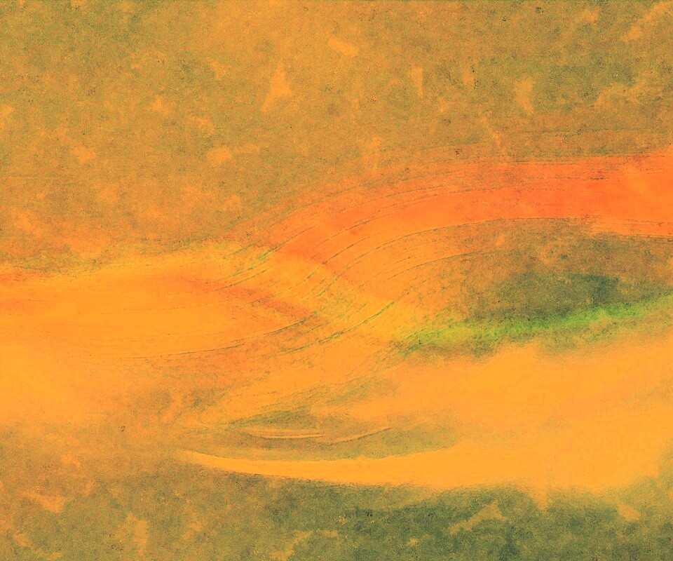 Радужные волны обои