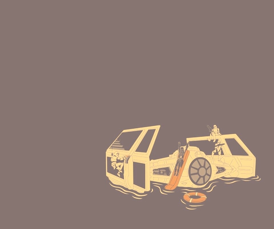 Истребитель империи в экстренной ситуации обои