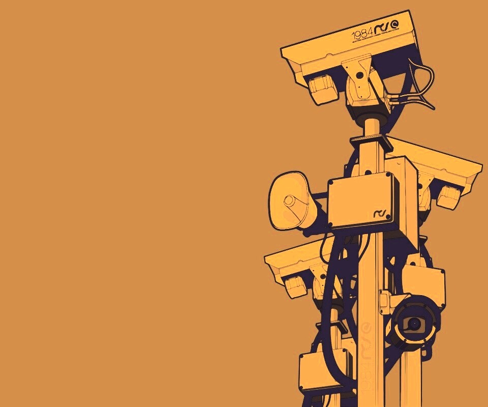 Недремлющее око камер наблюдения обои