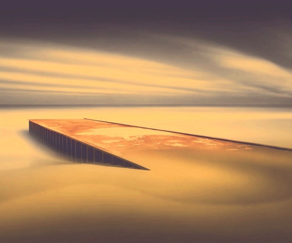 Пирс на пляже обои