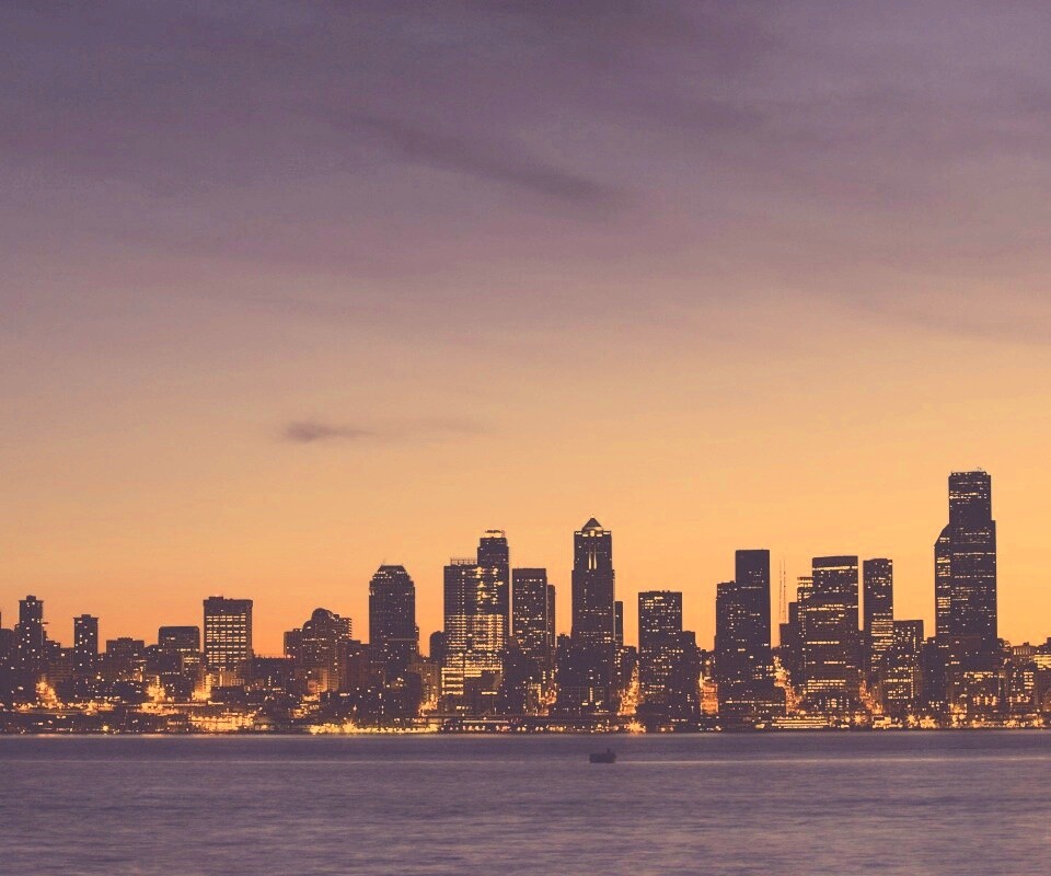 Пейзаж Сиэтла обои