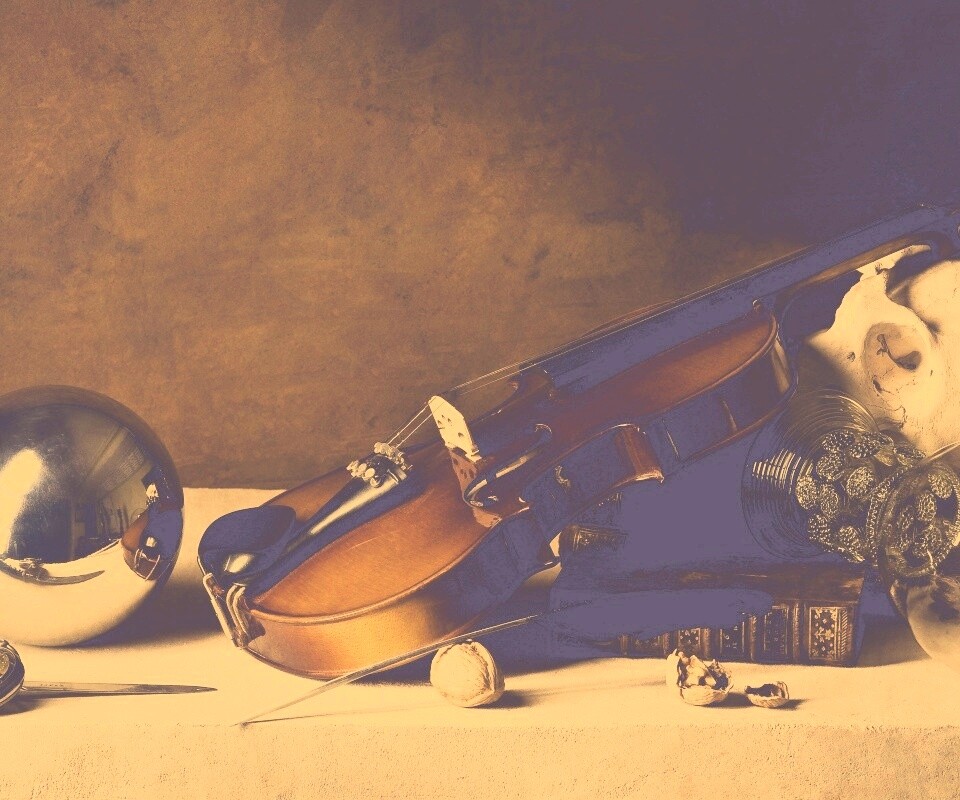 Композиция со скрипкой обои