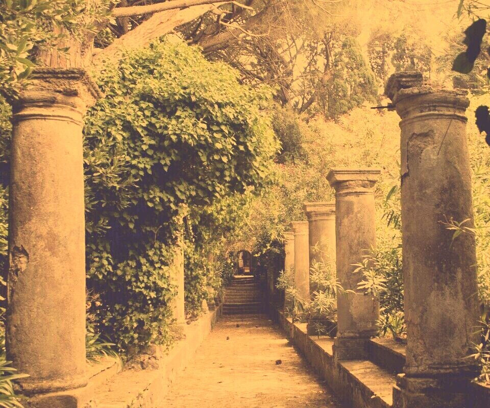 Галерея зимнего сада обои