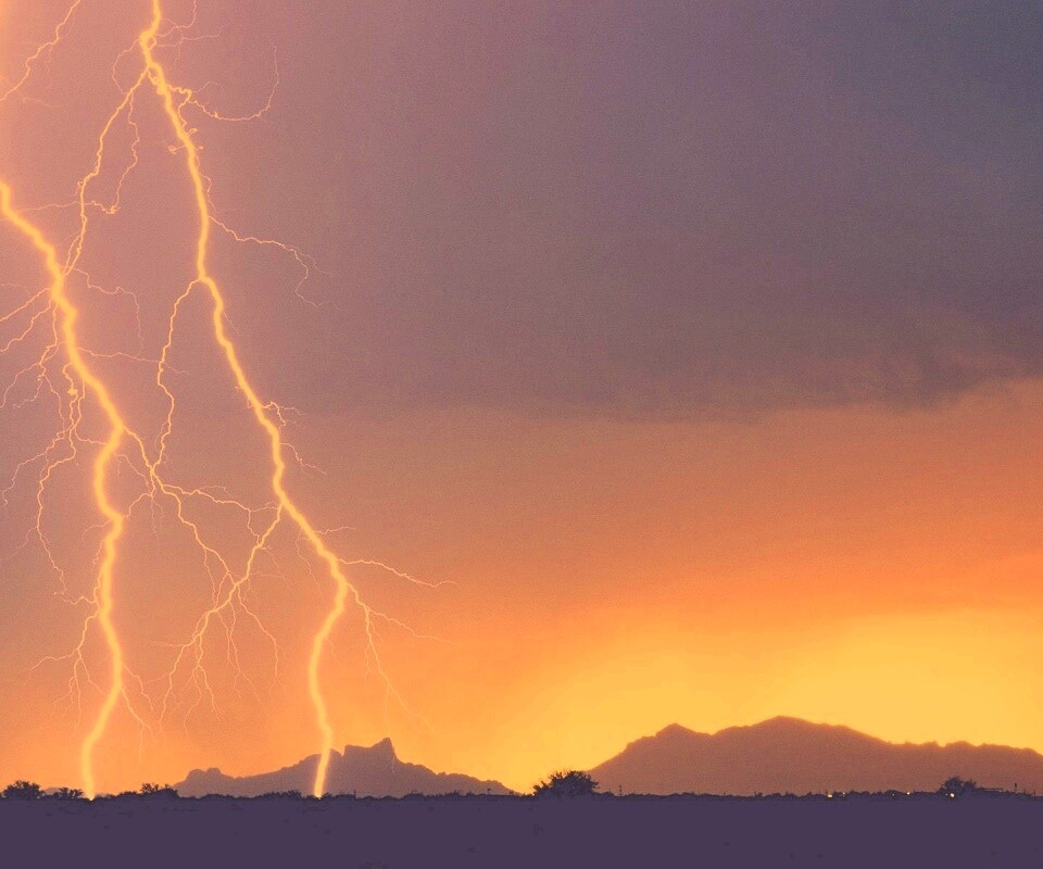 Двойная молния обои