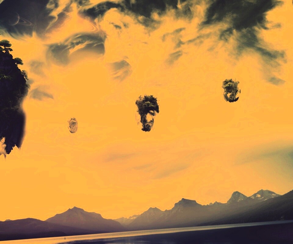 Летающие острова обои