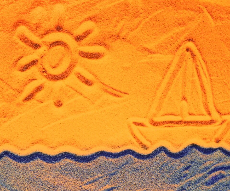 Рисунки на песке обои