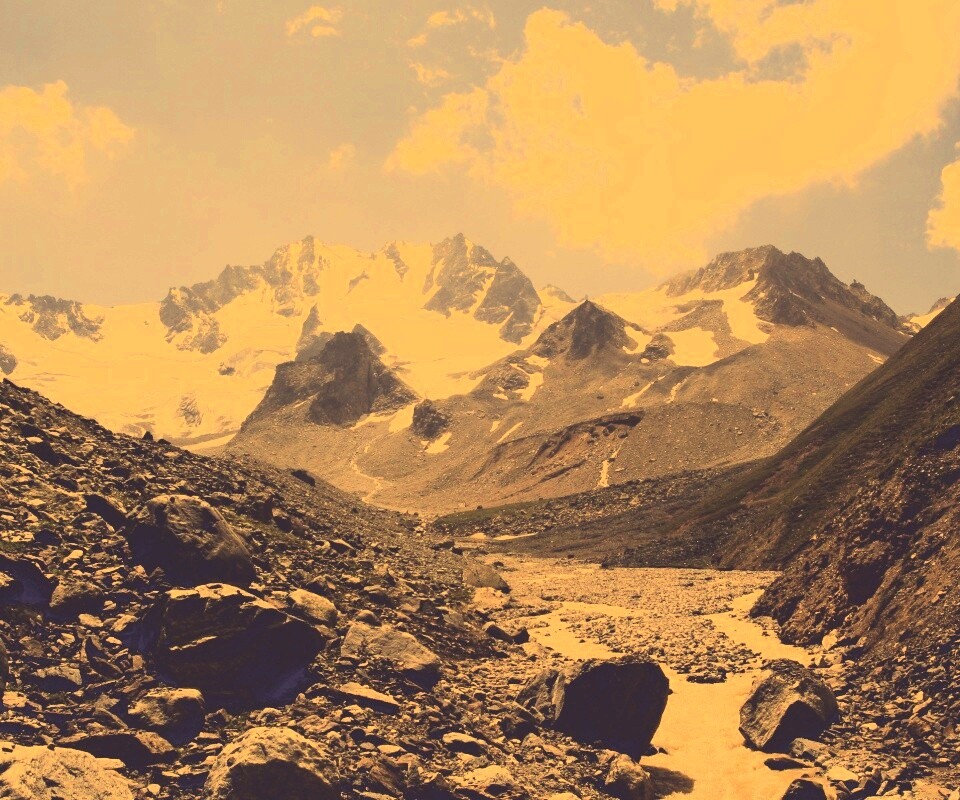 Горный пейзаж обои