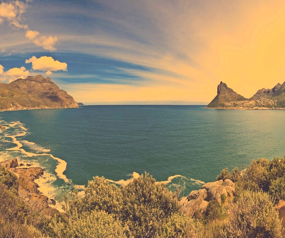 Красивая бухта обои