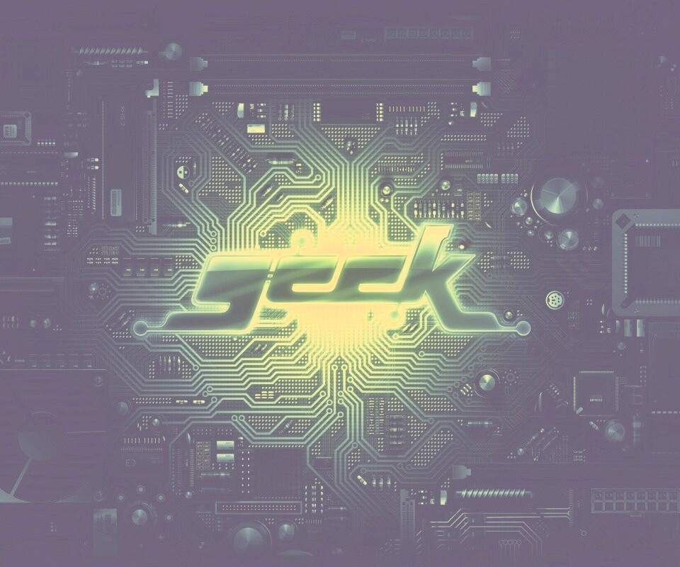 Печатная плата Geek обои
