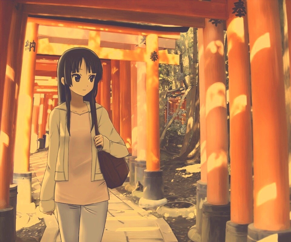 Акияма Мио обои