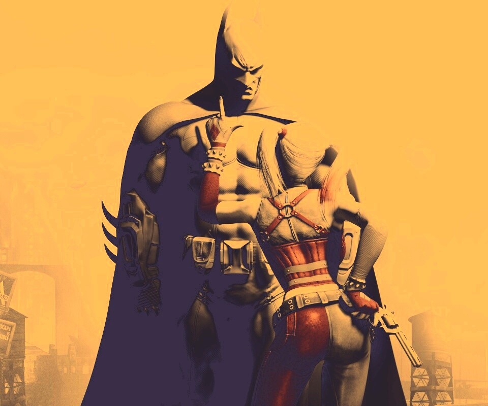 Бэтман и Харли Куин обои