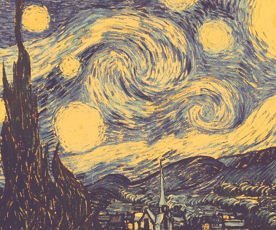 Рисунок города маслом обои