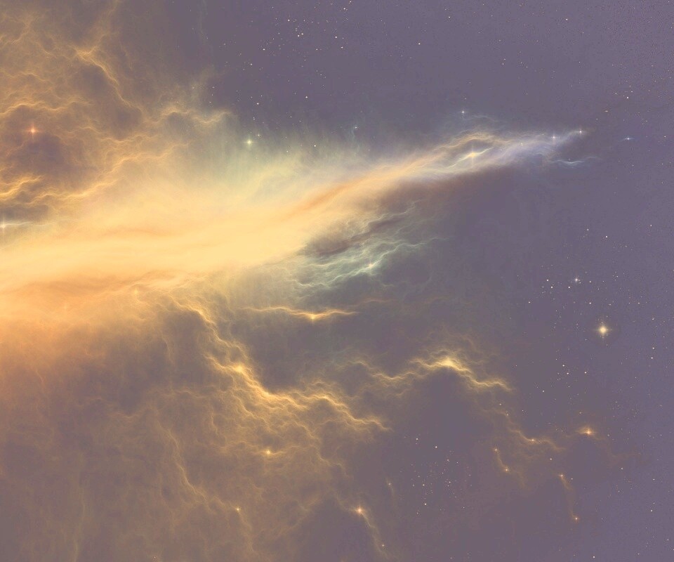 Туманность в глубинах космоса обои