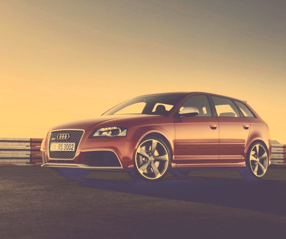 Фотосессия Audi RS3 на треке обои