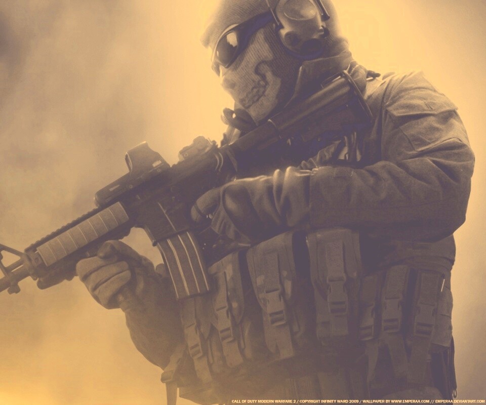 Солдат в маске обои