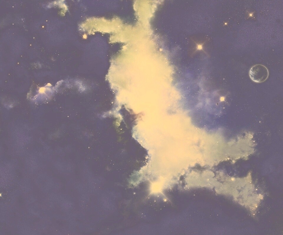 Туманность в далёком космосе обои