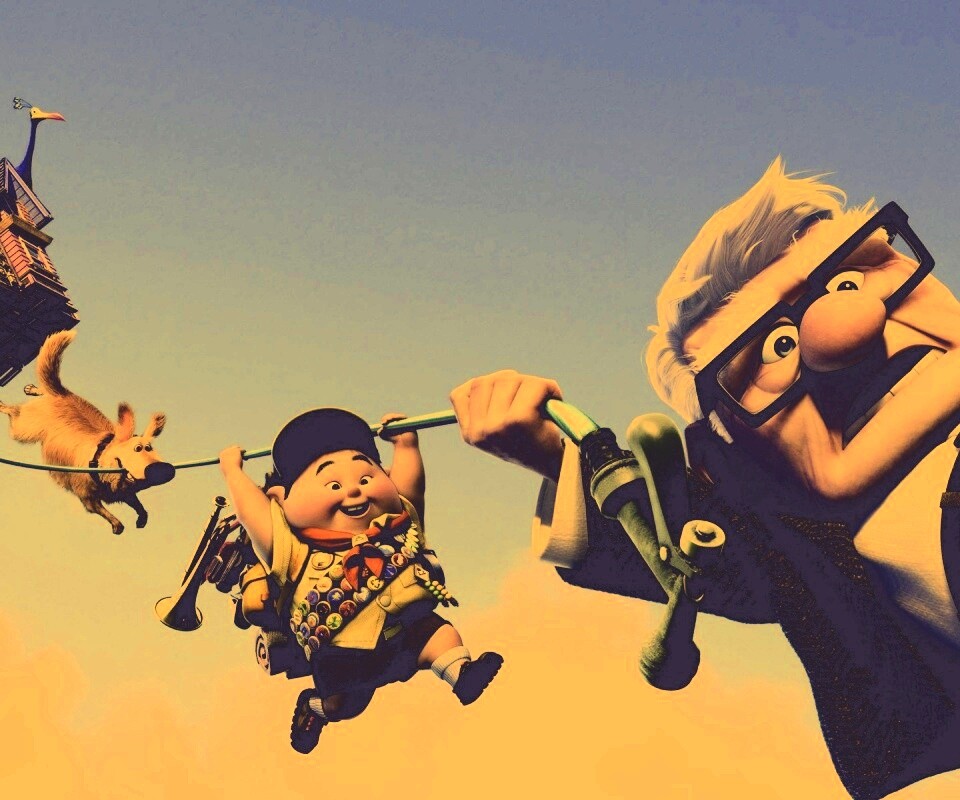 Персонажи мультфильма Up обои