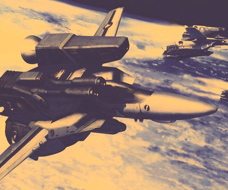 Эскадрилия легких космических истребителей обои