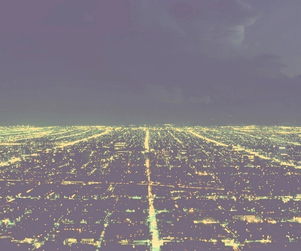 Вид на город с высоты обои