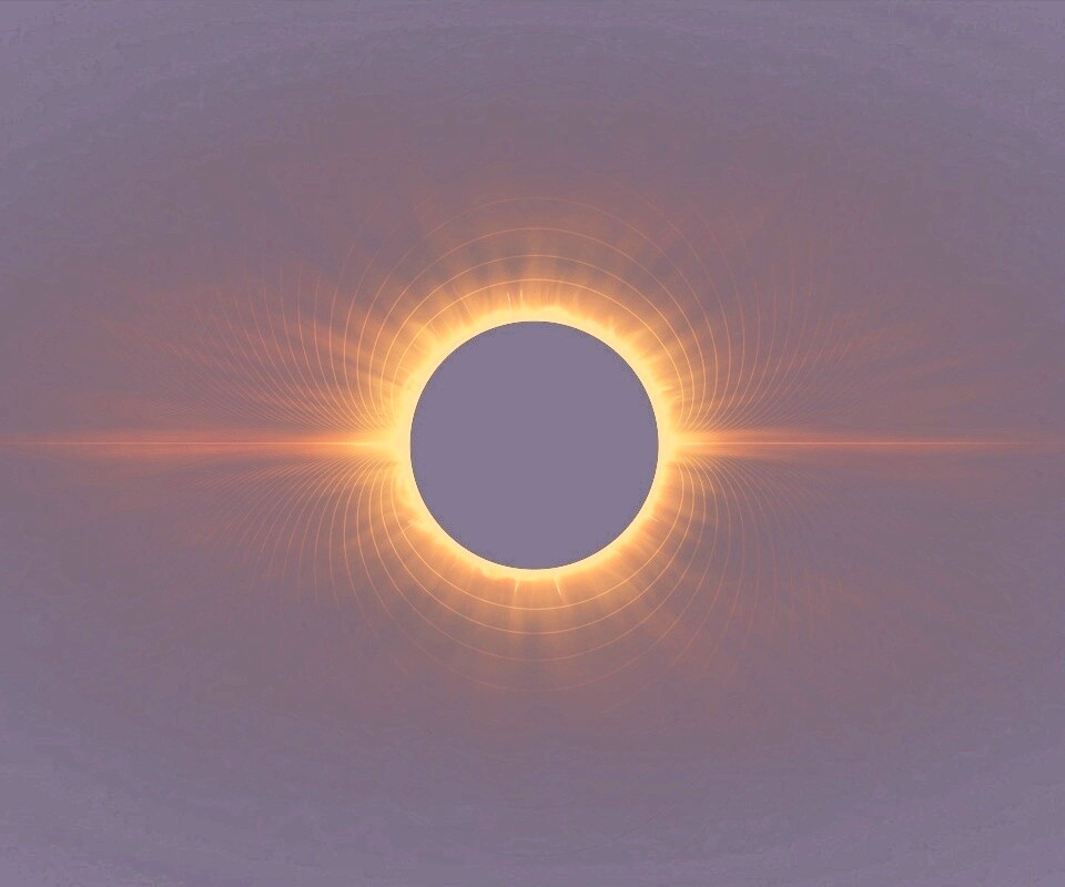 Солнецное затмение обои