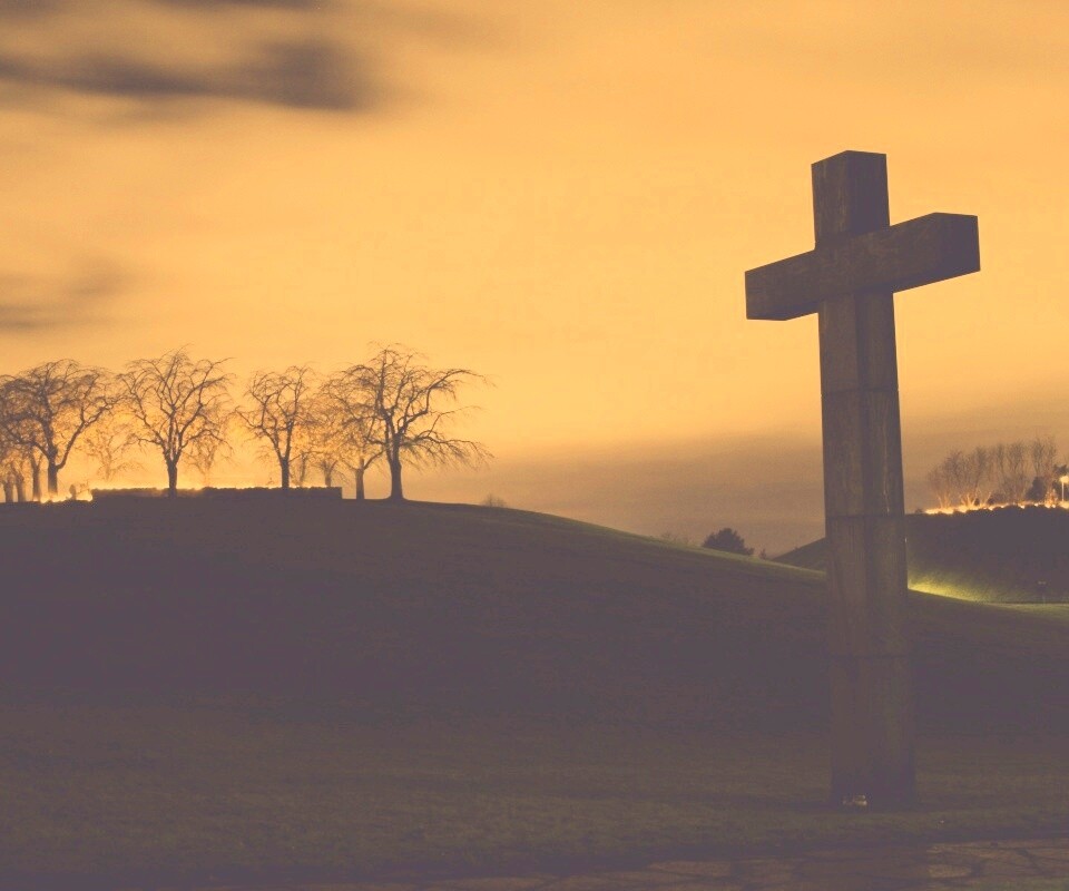 Каменный крест обои