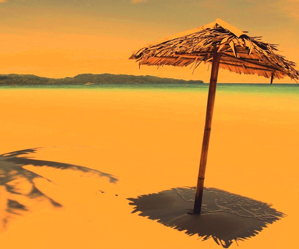 Тросниковый зонт обои