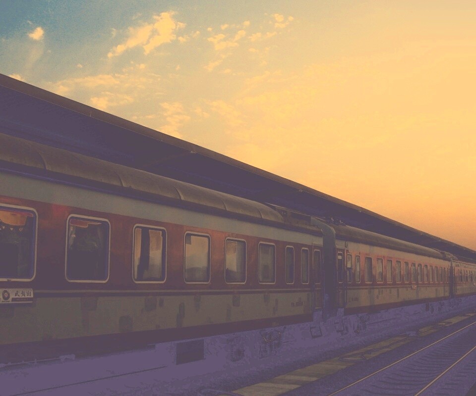 Пассажирский состав обои
